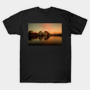 Newcastle Quayside At Dusk T-Shirt